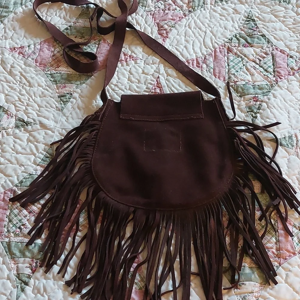 Leather Hippy Fringe  Bag💋 - Picture 8 of 10